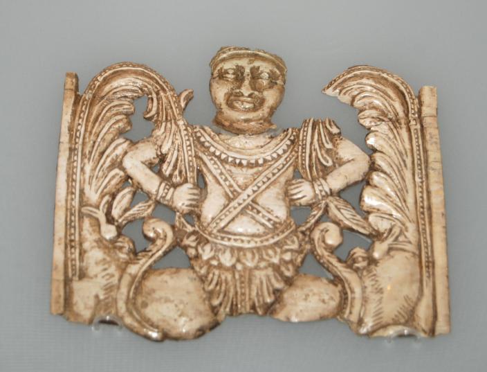 Image of a fantastic creature and makaras, 1st Century A.D.